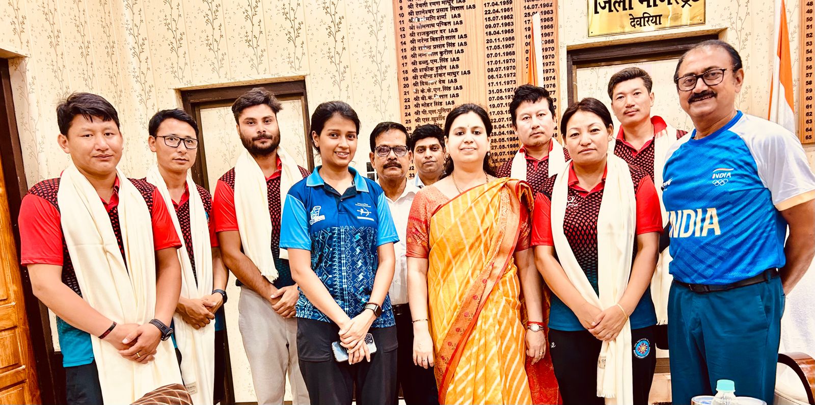 Bhutan National Archery Team honored by District Magistrate