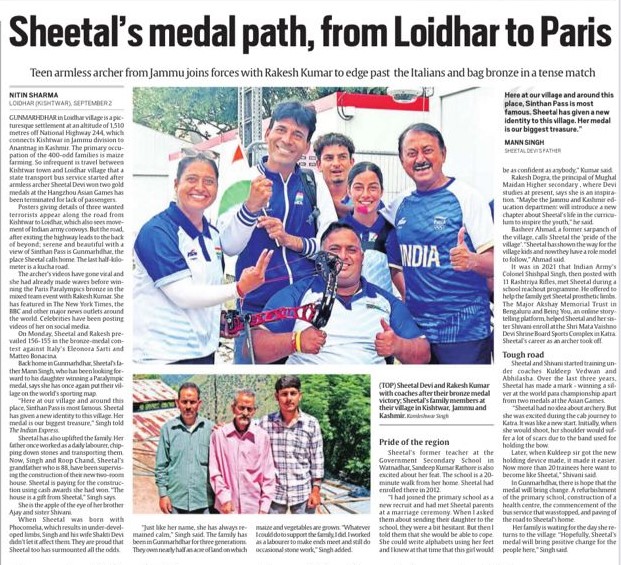 Sheetal's journey from Loidhar to Paris